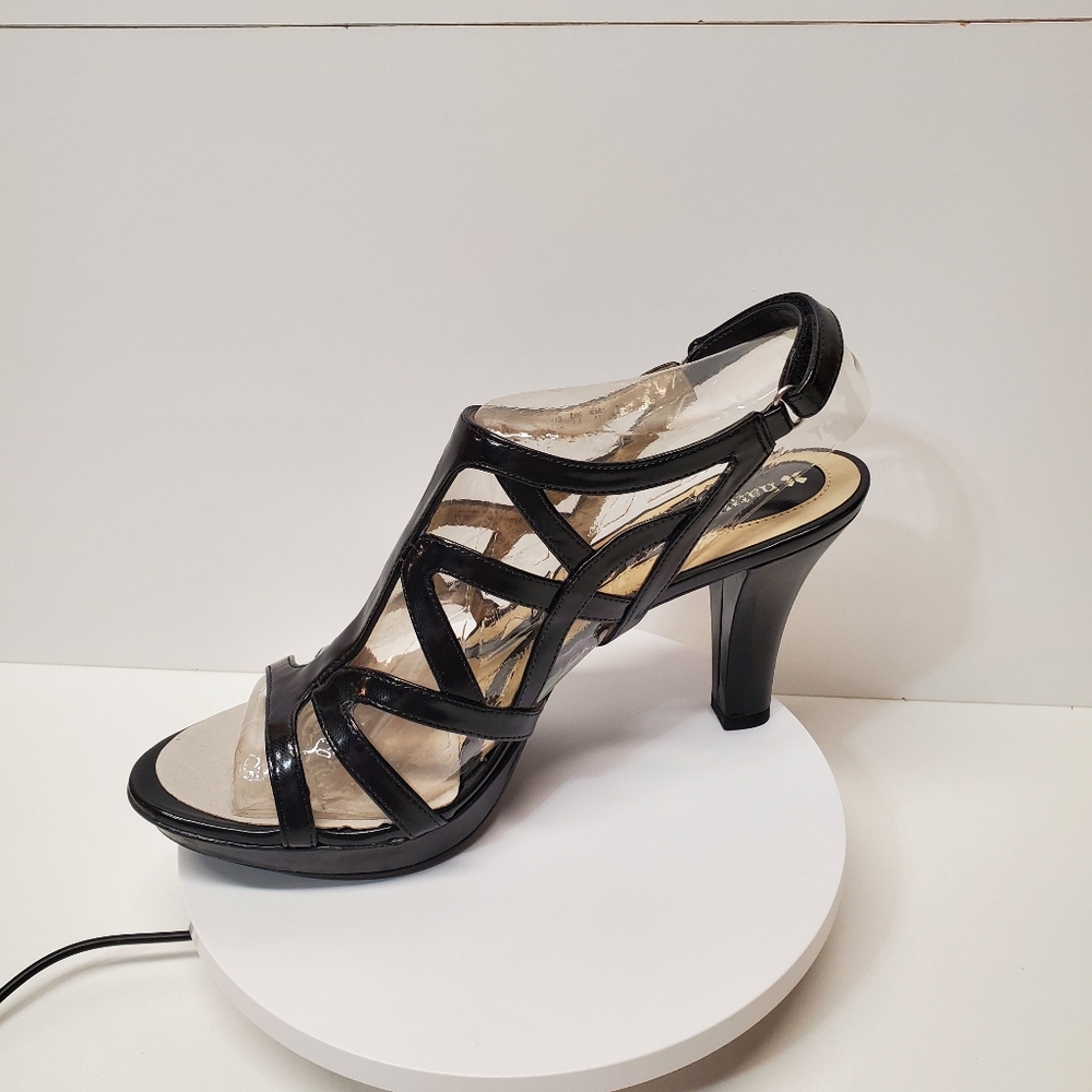 Naturalizer Women's Danya Dress Sandal Black Smooth M